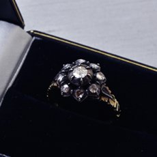 画像9: 14ct.sv.ダイヤモンドリング (9)