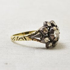 画像5: 14ct.sv.ダイヤモンドリング (5)