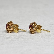 画像3: 17ct,ルビーイヤリング (3)