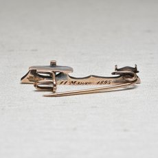 画像4: 18ct,シルバー・ダイヤモンドブローチ (4)