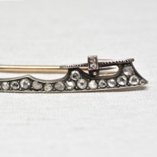 画像6: 18ct,シルバー・ダイヤモンドブローチ (6)