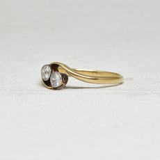 画像2: 18ct,ダイヤモンドリング (2)