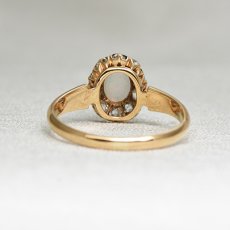 画像3: ゴールド・オパール・ダイヤモンドリング（15ct.） (3)